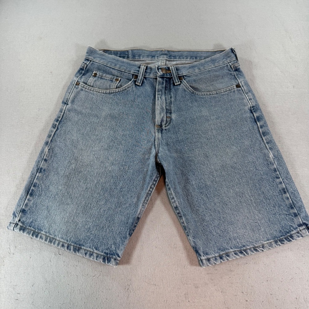 Wrangler Relaxed Fit Denim Shorts Light Wash Blue Men's 30